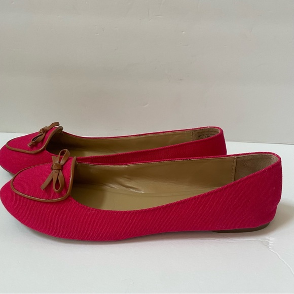 Talbots Hot Pink Fabric Ballet Slipper Size 8.5 - Picture 4 of 14
